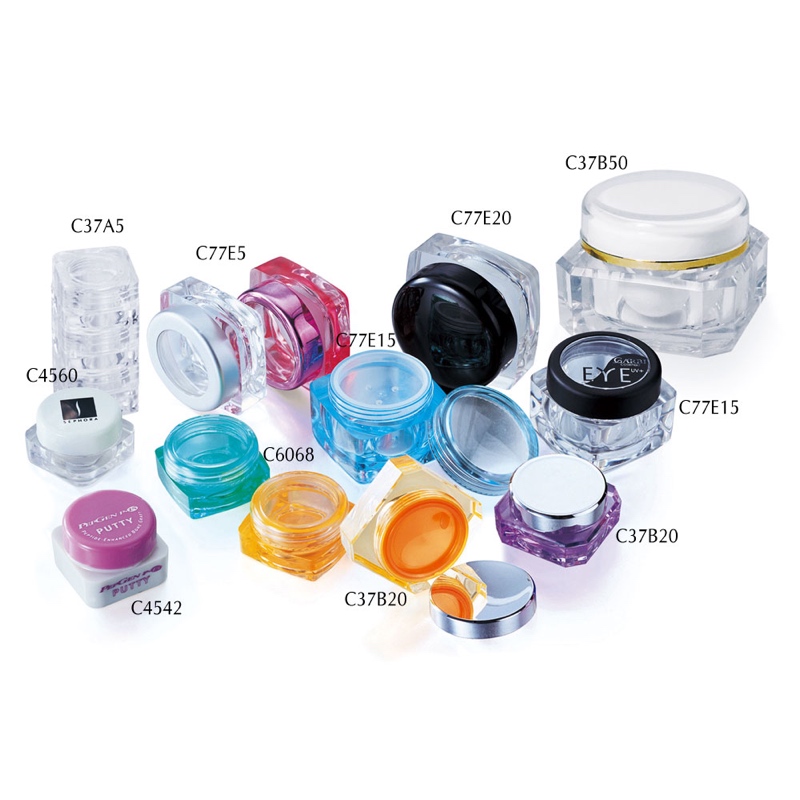 Assorted Square Jars